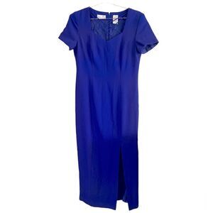 Liz Claiborne Blue Sheath Dress || size 10